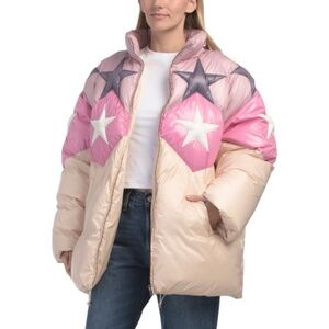 MIU MIU Made In Italy Piumino Stars Puffer Coat